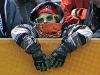 Kain Tindal, 11, of South Lake Tahoe, awaits Amgen riders to the start Sunday May, 15, 2011. 
