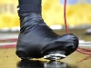 Racers were ready to ride Suday May 15, 2011 for Amgen. The shoe of America's BMC Racing Team member Tim Roe, of Australia.
