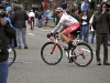 Some Amgen riders biked through the casino corridor right after the race was called off due to weather Sunday May 15, 2011.Â 