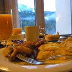 Breakfast with a view at Fairmont Chateau Whistler. Photos/Kathryn Reed