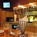 Fries, beer and the Giants -- two out of three were good that night. Photos/Kathryn Reed