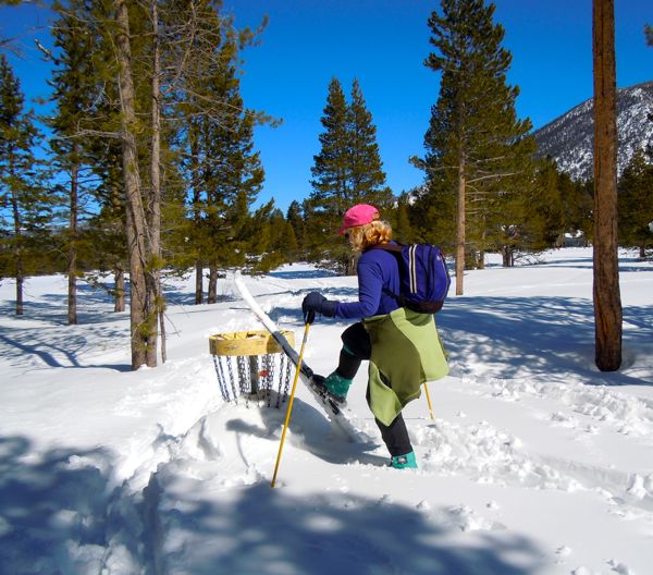 Wood Cross Country Skis. So I took the skis off,