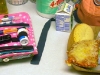 Diabetic students bring their food to the nurse\'s office to calculate how much insulin they will need for the meal.