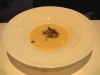Sweet corn soup paired nicely with Flowersâ€™ Chardonnay