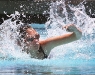 Vivia Wampler swims her way to a broze medal in the 25 meter freestyle for Team Tahoe during the Northern California State Special Olympics competition on Saturday at the Schaal Aquatic Center at UC Davis.