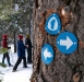 Hikers enjoyed a guided tour to Castle Rock along the Tahoe Rim Trail in celebration of National Winter Trails Day.