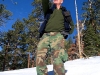 Clay Grubb, Tahoe Rim Trail Association volunteer trail designer and builder, took the time to point out sights to hikers along the way.