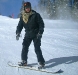 Gary Nolte has no feeling in his left leg, but is learning to snowboard at the AAS snowboard camp at Sierra.