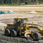 airport Construction at Lake Tahoe airport will continue into October. Photo/Kathryn Reed