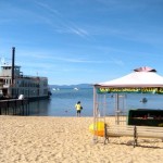 queen People returned to the water at Ski Run Marina late Wednesday afternoon after a body was found floating by the Tahoe Queen early in the morning. Photo/Kathryn Reed