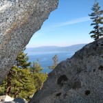 hike 5 Lake Tahoe from the ridge above Granite Lake. Photo/Kathryn Reed