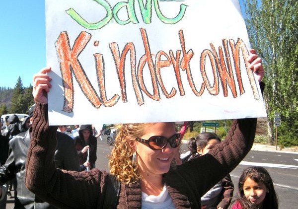 Kindertown supporters rally to keep center open