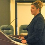 jm Jacqueline Mittelstadt addresses the South Lake Tahoe City Council on Tuesday.