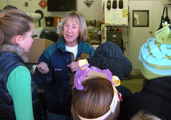 Students learn where their garbage goes