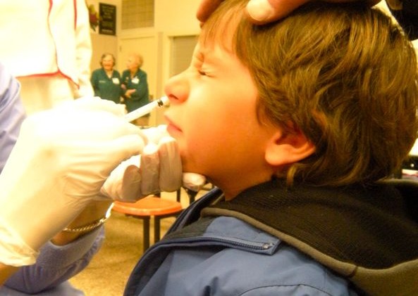 South Tahoe youth stand in line for H1N1 vaccine