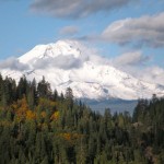 hike-4 Mount Shasta on Nov. 6 from the Castle Crag trail. Photo/Kathryn Reed