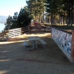 lakeview Dirt at El Dorado Beach would be replaced with paving stones if Lakeview Commons comes to fruition.