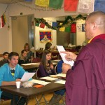 tibet-1 Ven. Lama ... talks to Whittell High students. Photo/Melanie Foerscher