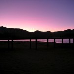 Don't expect a repeat tonight of this sunset Nov. 16 at the Tahoe Keys pier in South Lake Tahoe. Photo/Kathryn Reed