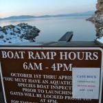 Locked gates after 6am are frustratring fishermen. Photo/Kathryn Reed