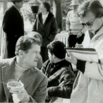 del Squaw's Alex Cushing answers questions from South Lake Tahoe's Del Wright during the 1960 Olympics. Photo/Courtesy of Del (Wright) Laine