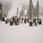 Sierra-at-Tahoe base area -- 7,300 feet, 2pm Dec. 11. Photo/Provided