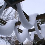 Snow ribbons in Carson City on Dec. 11. Photo/Rob Bozin