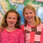students Annie Brejc and Tatum Bunnett