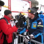 sullivan Squaw's Marco Sullivan is interviewed Saturday after his race. Photo/Doug Haney