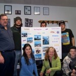 turning point (L to R) our executive director Rich Barna, participant Brian Black, myself, Russ Thaw (family member of participants), participant Margie Maxhimer, and two of our residents from the group home.