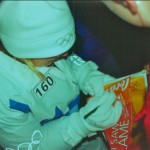 autograph Susan Wood signs autographs along the 2002 torch route in South Lake Tahoe. Photo/Trish McGraw
