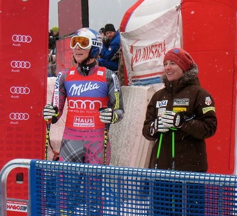 Mancuso 10 spots behind winner Vonn