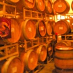 Plenty of barrels to taste from at Narrow Gate.