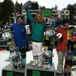 South Tahoe's Jaime Anderson wins the Dew Series in Vermont Feb. 5. Photo/Provided