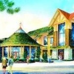 rendering An artist's rendering of the Chateau at Heavenly Village.