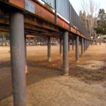 pier No water under the Tahoe Keys Pier in November 2009. Photo/Kathryn Reed