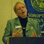 soroptimist Cathy Standiford