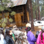 tollhouse Students learn about the Osgood Tollhouse at Lake Tahoe Museum.