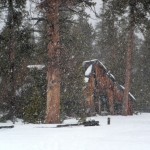 weather More snow is falling and will fall this week at the Amacker ranch. Photo/Kathryn Reed