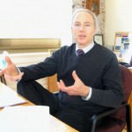 Douglas County Michael Brown talks about the TIA. Photos/Kathryn Reed