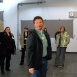 LTUSD Facilities Director Steve Morales explains the intricacies of the building.