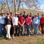 SAR Sienna Smith-Saeger, Nathan Smith, Rob Ranieri, Anne Thomas, Pat Fried and Instructor Rachel Moore. Back row (l-r) Tom Mapes, Greg Altringer, Jason Zona, Cary Olson, Jeff Bennett and Ron Michitarian.