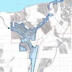 map-150x150 The redevelopment area is in blue.