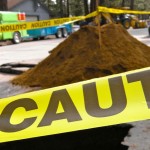 meter-1 Streets around South Tahoe are a mess as water meters are put in. Photos/Kathryn Reed