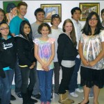 sorop Some of the students honored by SITS.