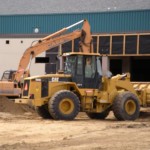 SMC Contracting, under the watchful eye of LTUSD's Steve Morales, is starting on the third new building at STHS. Photos/Kathryn Reed