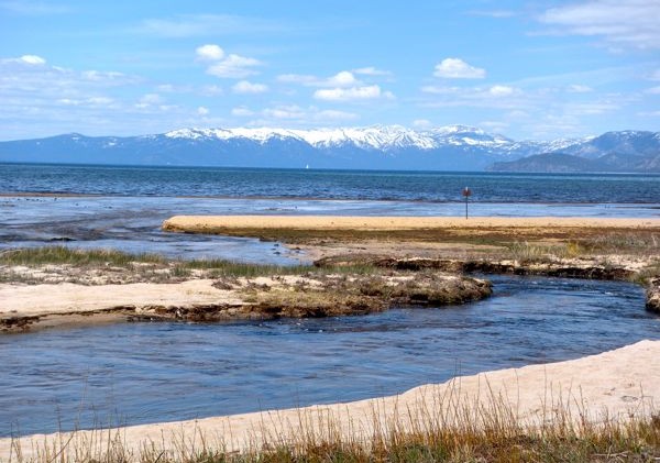 Trout Creek breach sends water flowing into Lake Tahoe