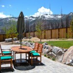tour-2 Driveway paving stones survived the Angora Fire to be used as a patio. Photos/Kathryn Reed