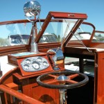 boat-9 "Saga" is one of 69 woodies at Tahoe Keys Marina with a story to tell. Photos/Kathryn Reed