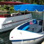 boats Fallen Leaf Lake has two electric boats for rent.